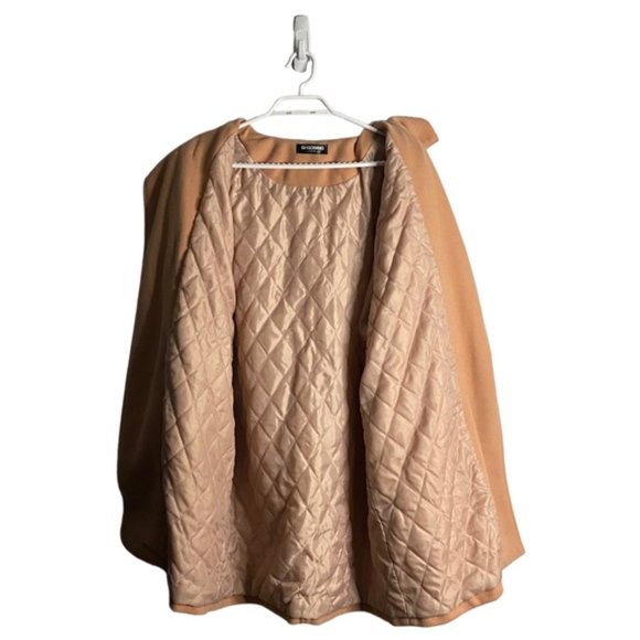 Gogosing Duffle Coral Knit Hooded Coat With Wooden Toggles - Picture 7 of 8